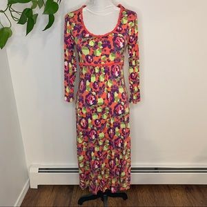 Boden Ruffled Scoop Neck Dress.